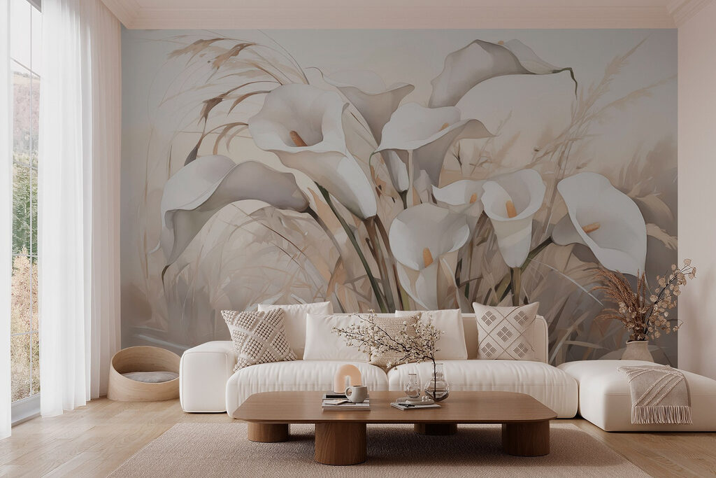 Flores de cáliz blanco — interior 2