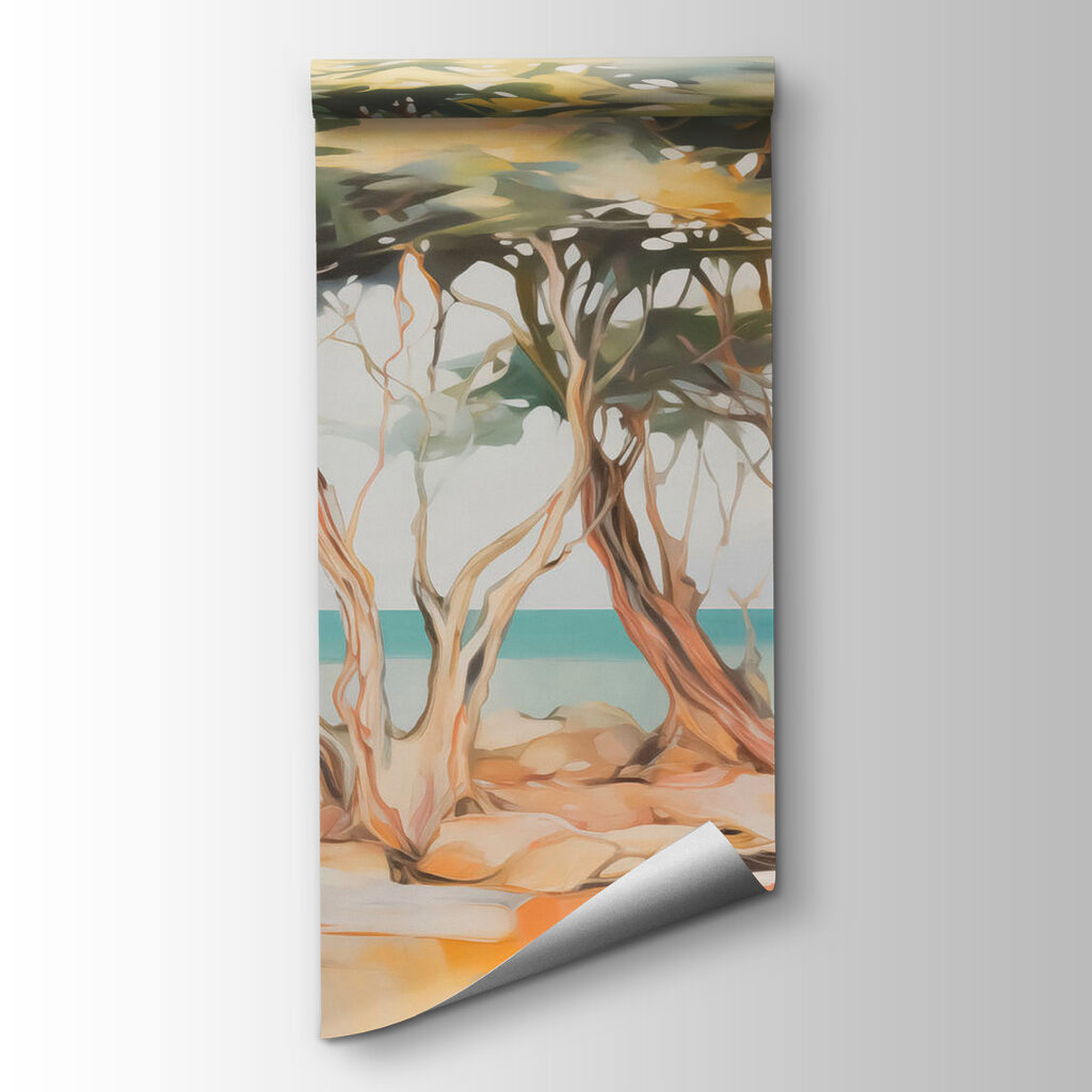 Árboles junto al mar — vista del producto