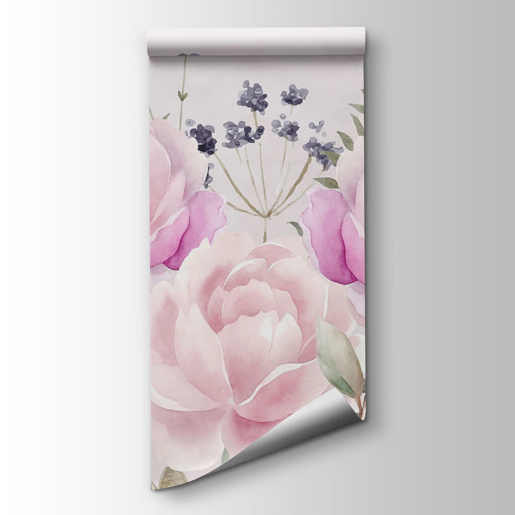 Peonías rosas entre flores — vista del producto
