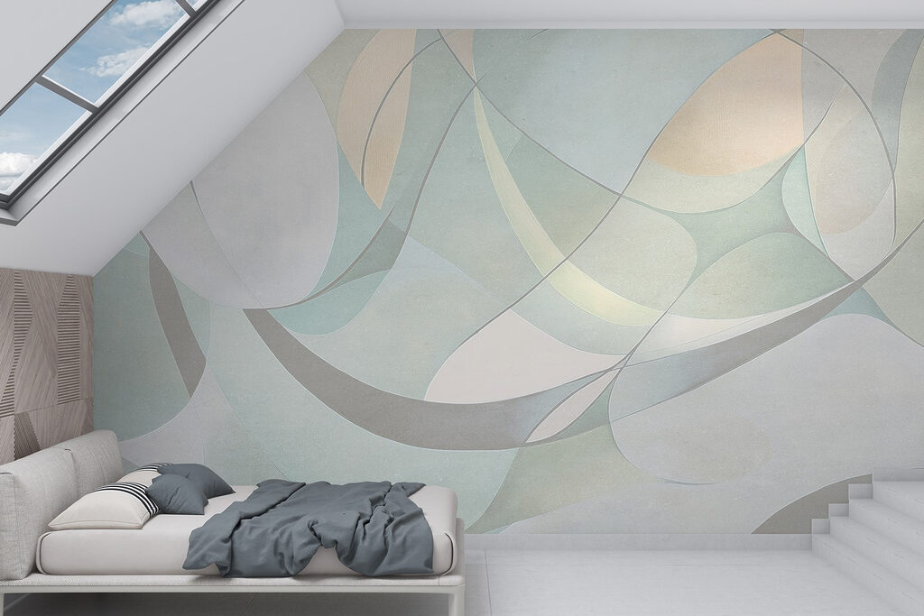 Bandas curvas transparentes — interior 1