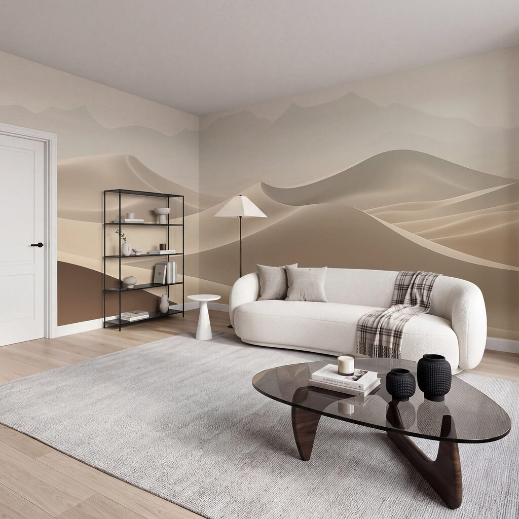 Dunas bajo montañas pálidas — interior 2