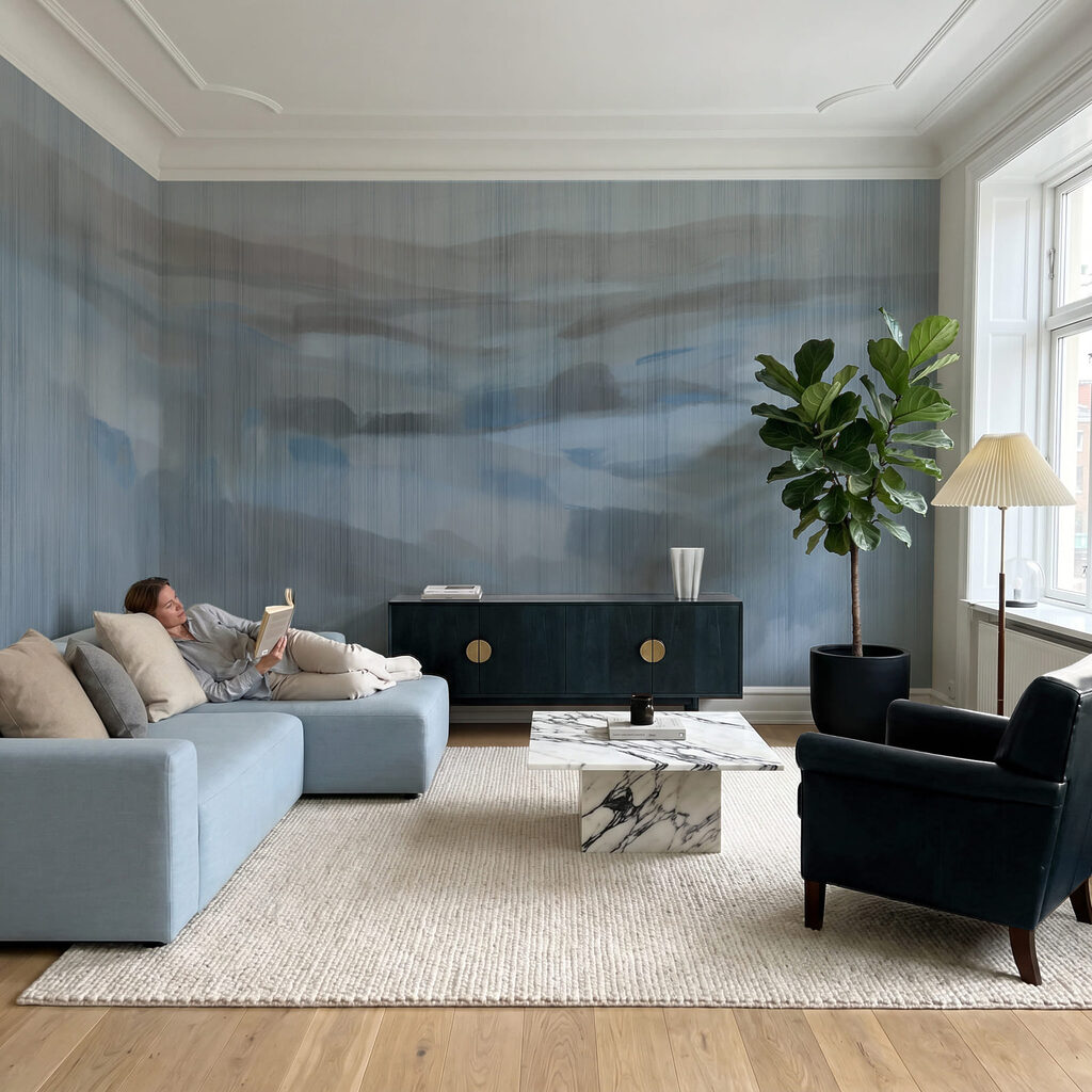Colinas tras la neblina — interior 1