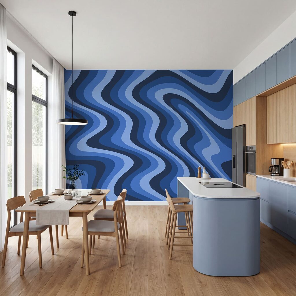 Olas de bandas sinuosas — interior 1