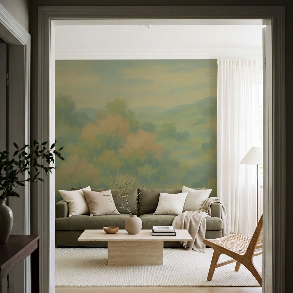 Colinas verdes en pastel — interior 3
