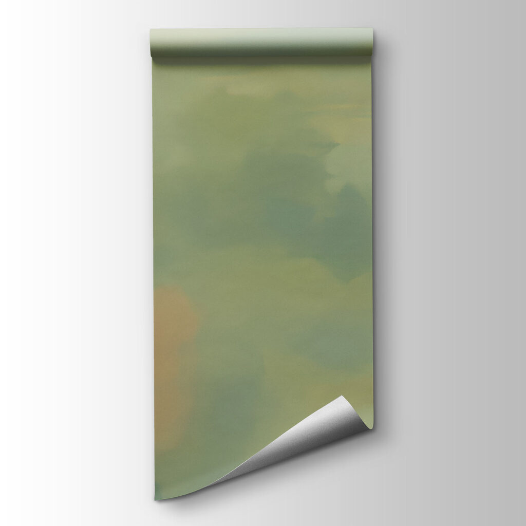Colinas verdes en pastel — vista del producto