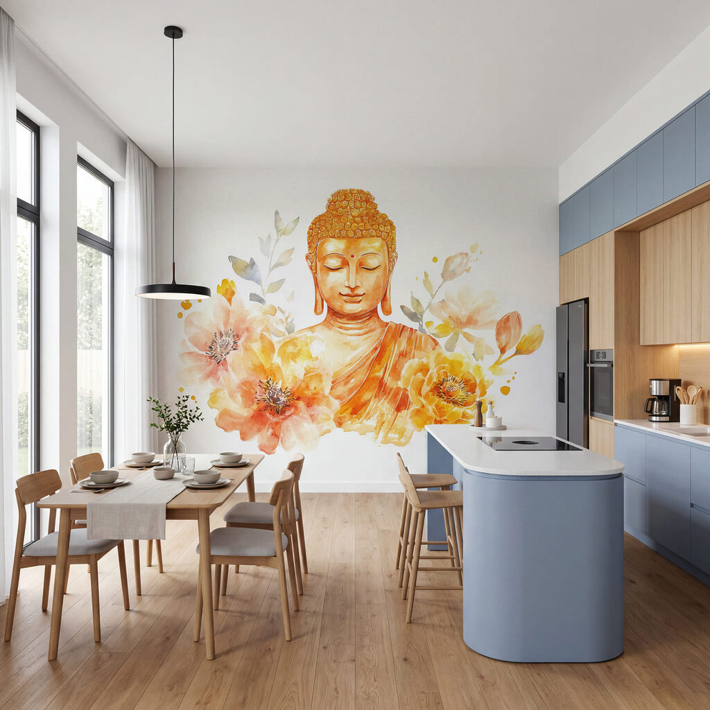 Buda entre flores — interior 2