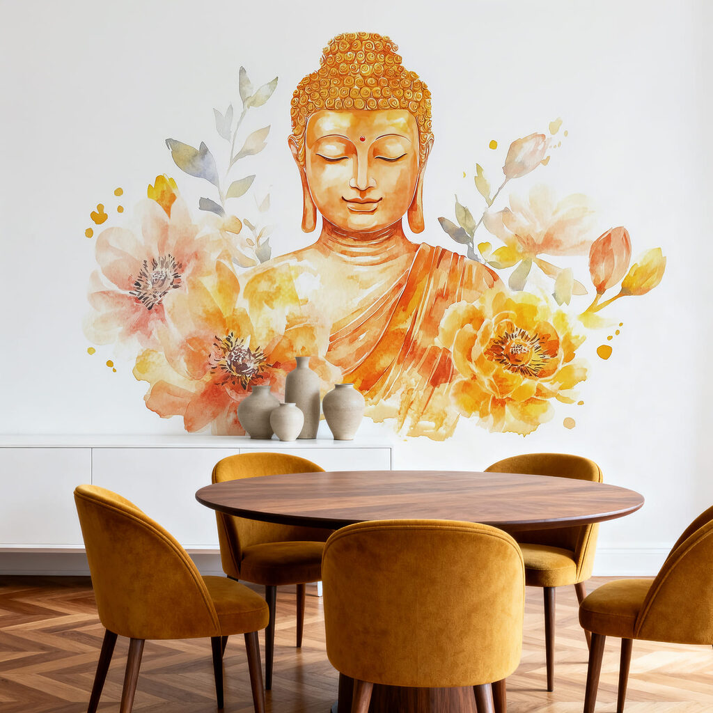 Buda entre flores — interior 3