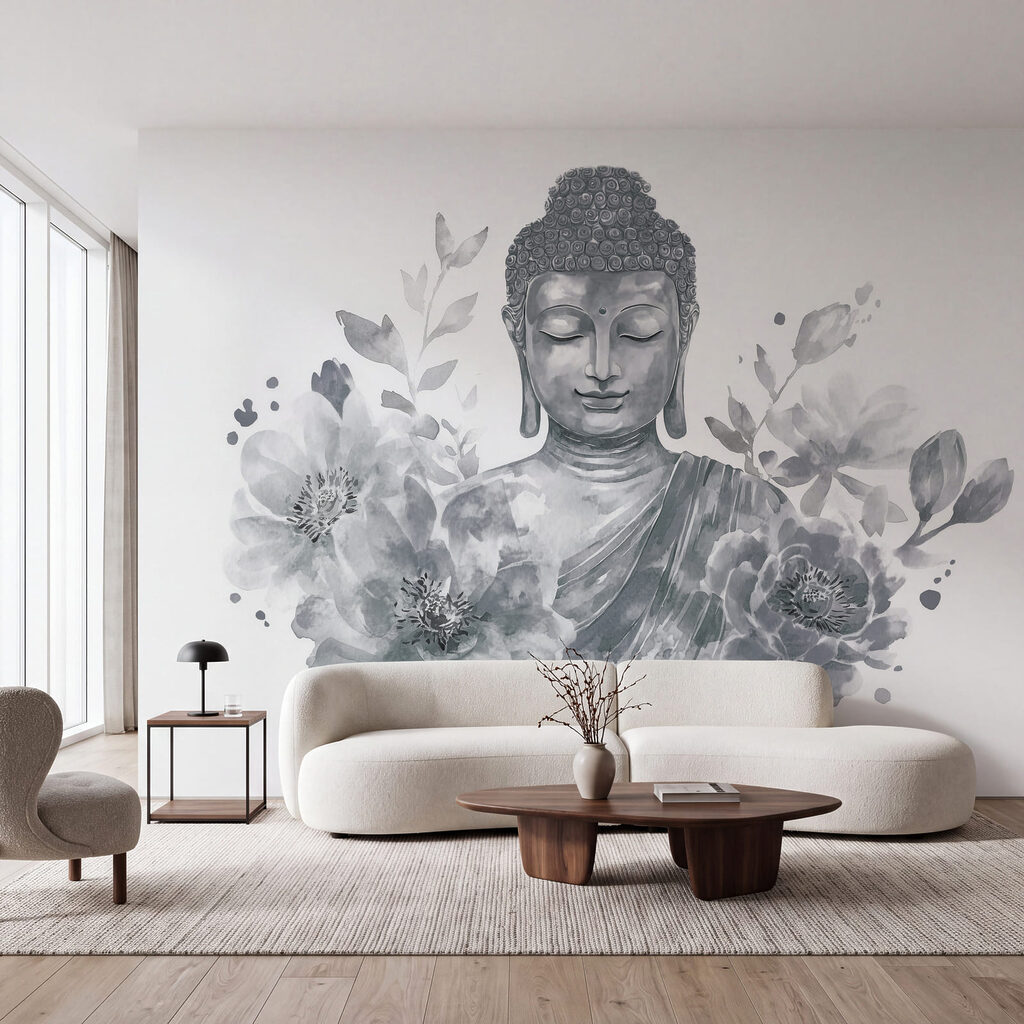 Buda entre flores — interior 1