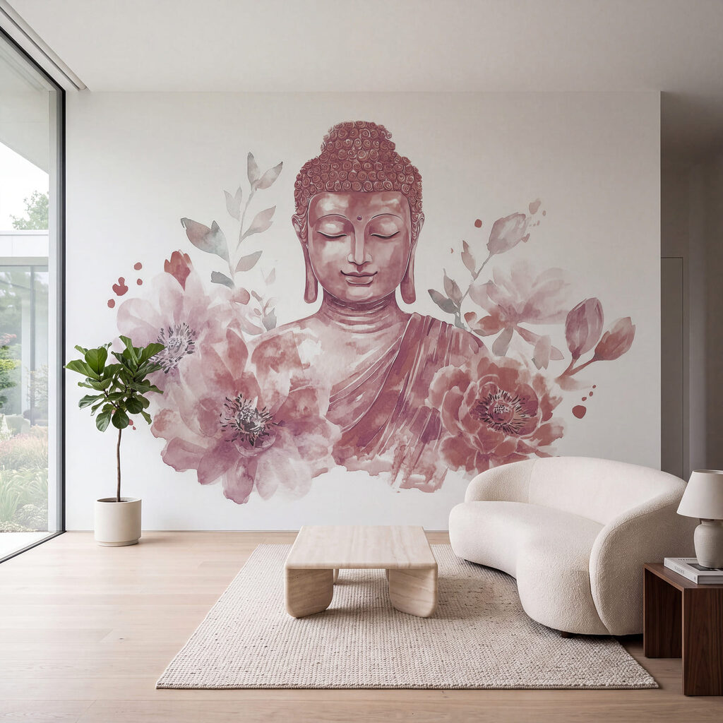 Buda entre flores — interior 3