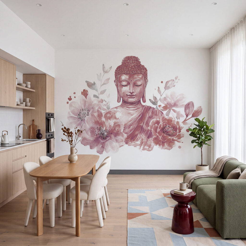 Buda entre flores — interior 1