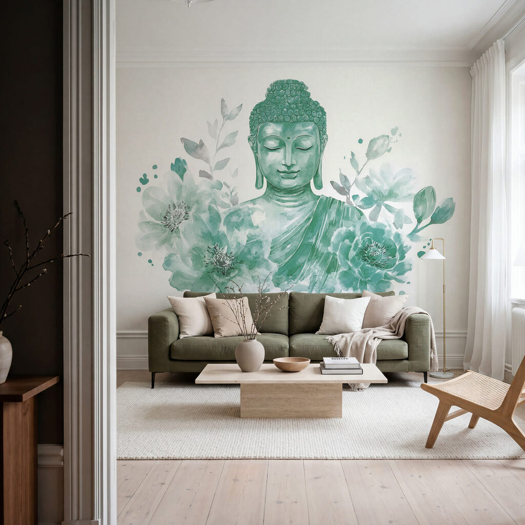 Buda entre flores — interior 1