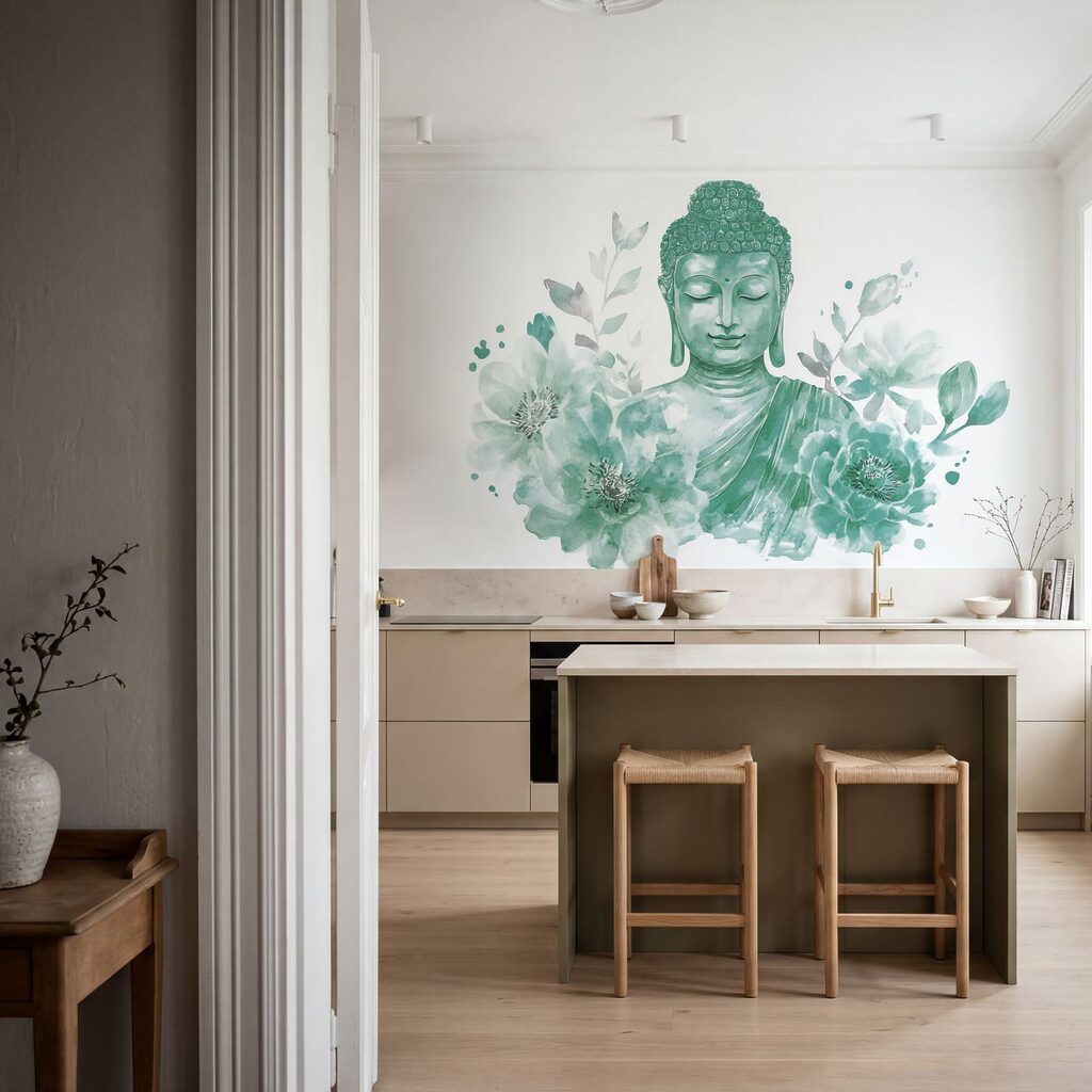 Buda entre flores — interior 2