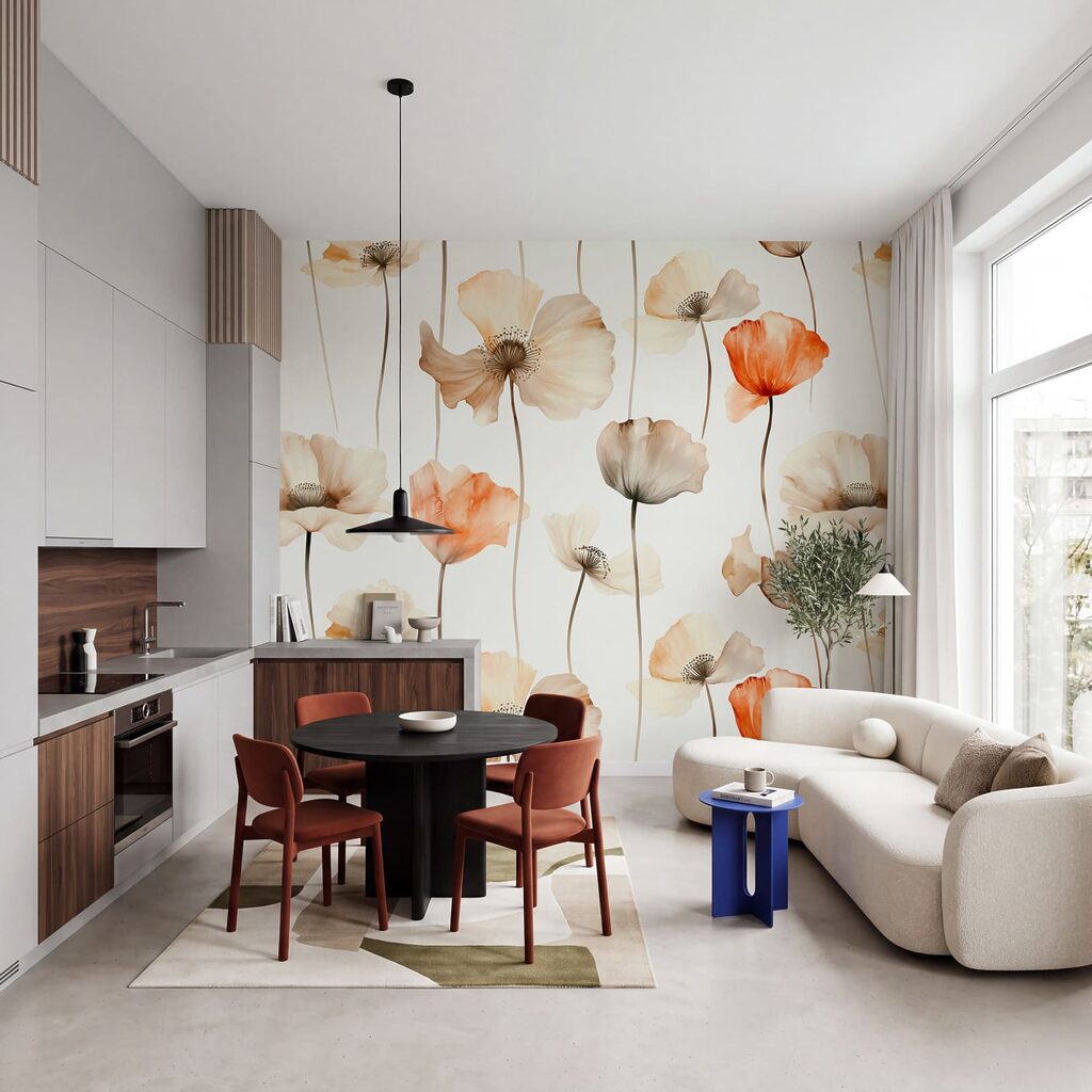 Flores sobre tallos finos — interior 3