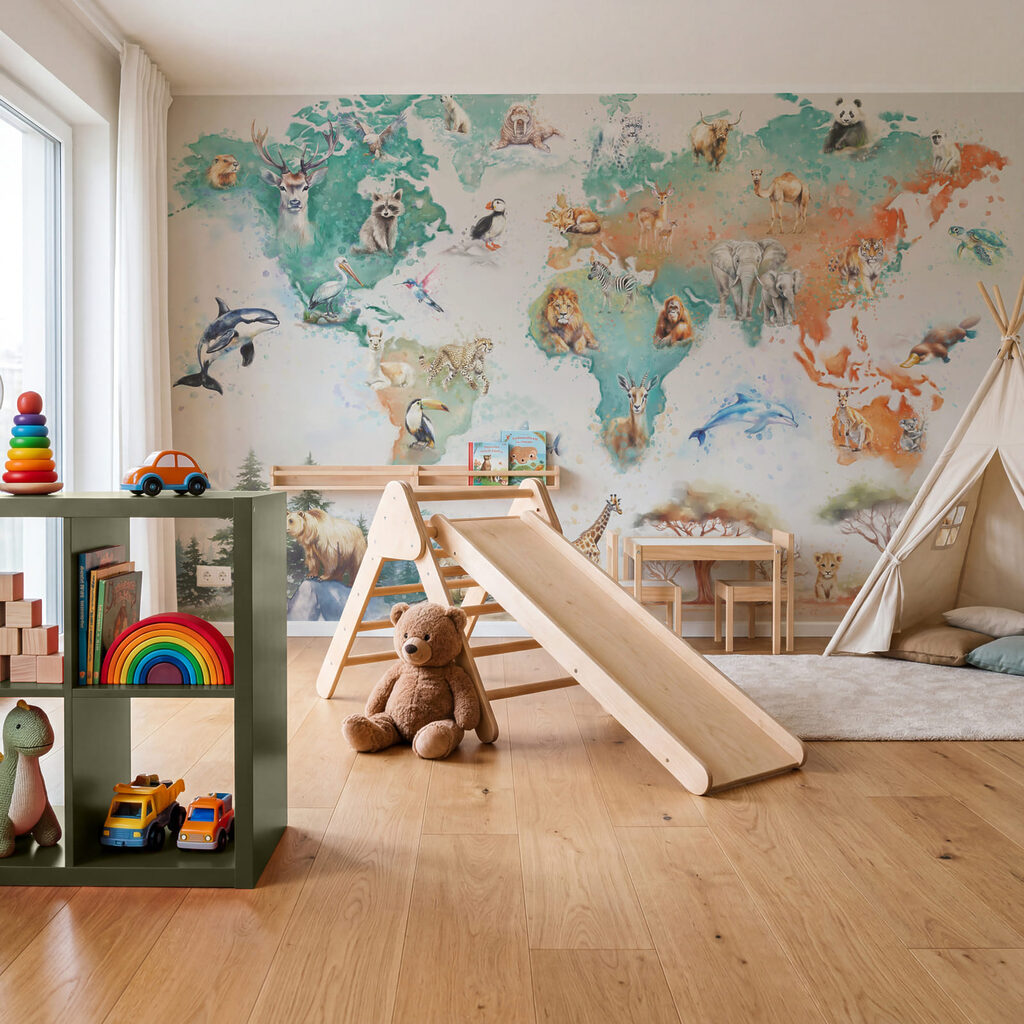 Mapa vivo con animales — interior 3