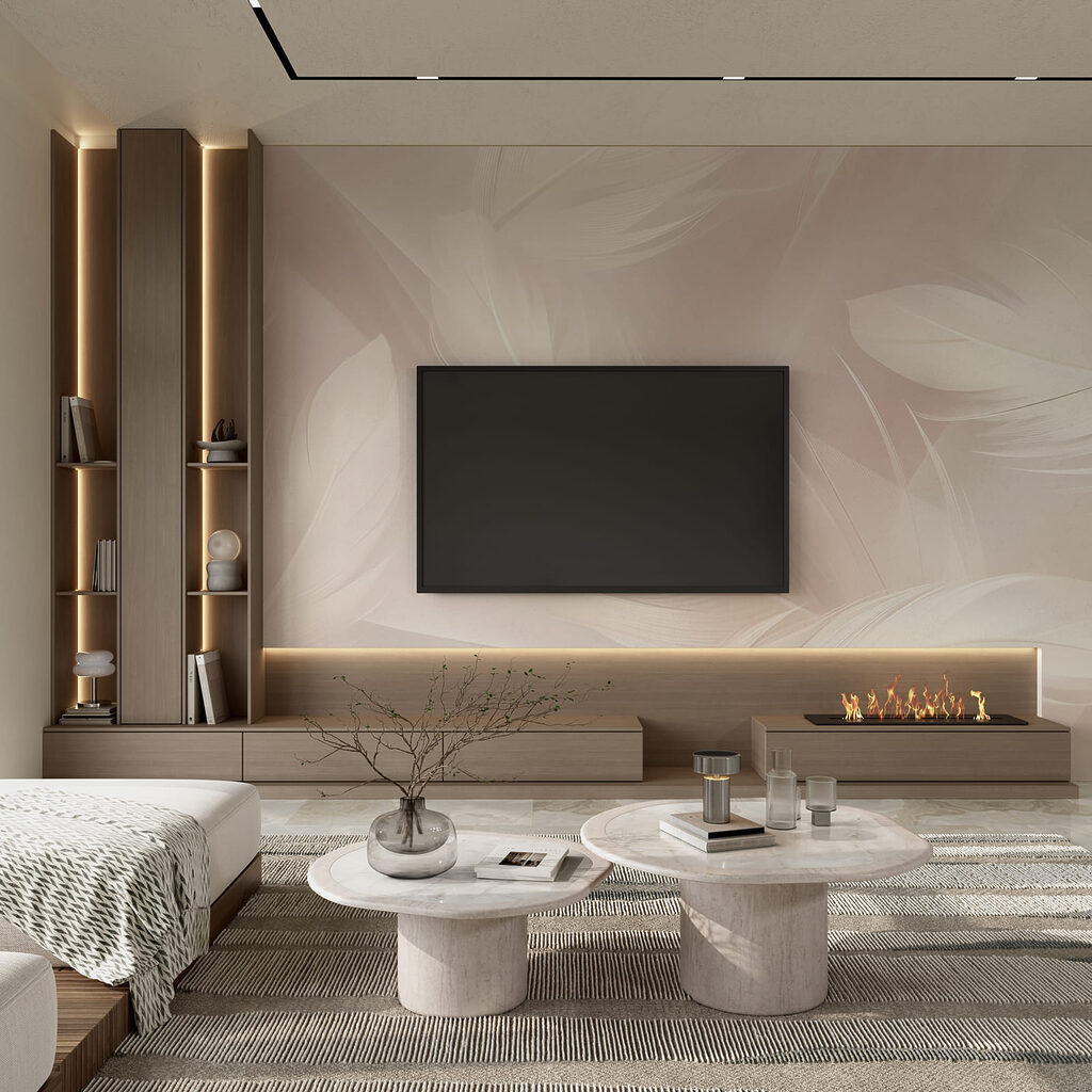 Hojas y plumas translúcidas — interior 3