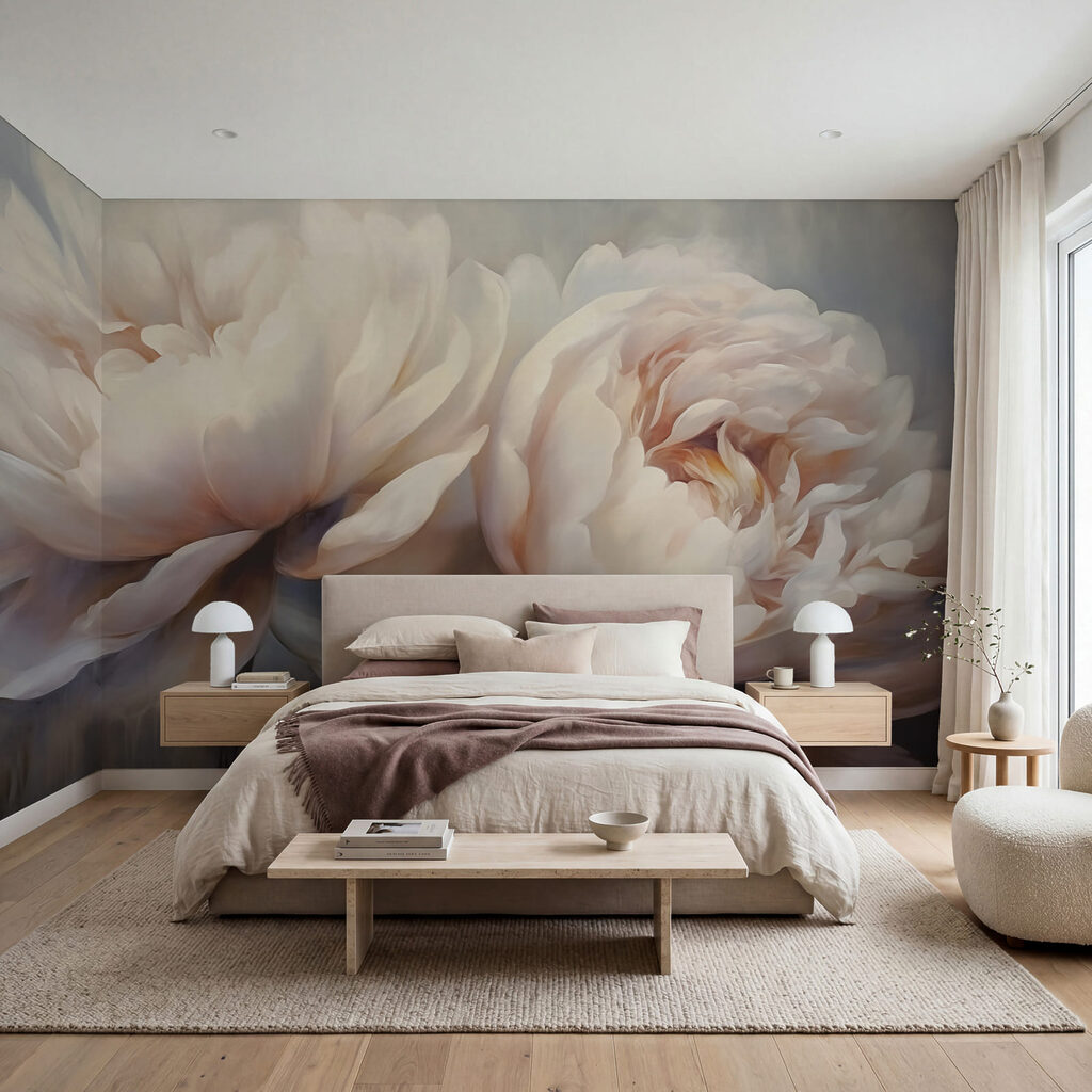 Flores grandes al atardecer — interior 2