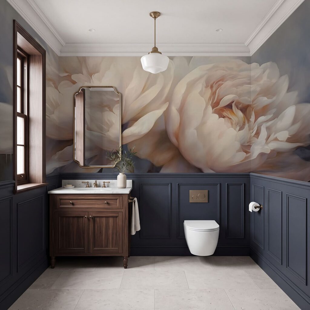 Flores grandes al atardecer — interior 3