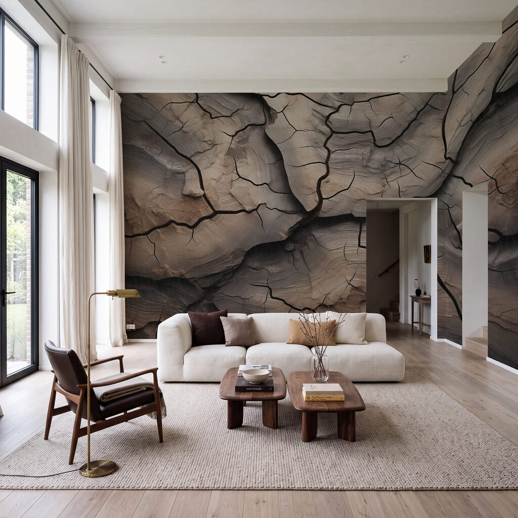 Grietas en tierra oscura — interior 2