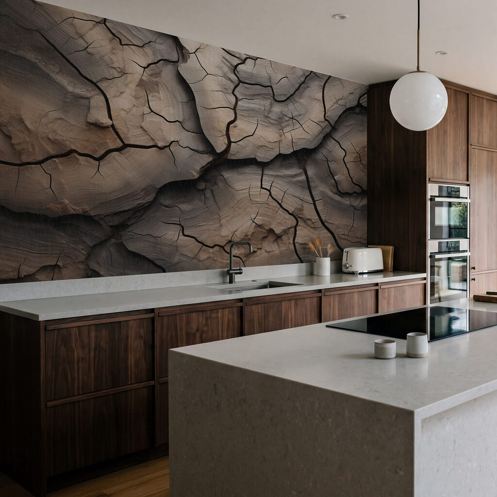 Grietas en tierra oscura — interior 3