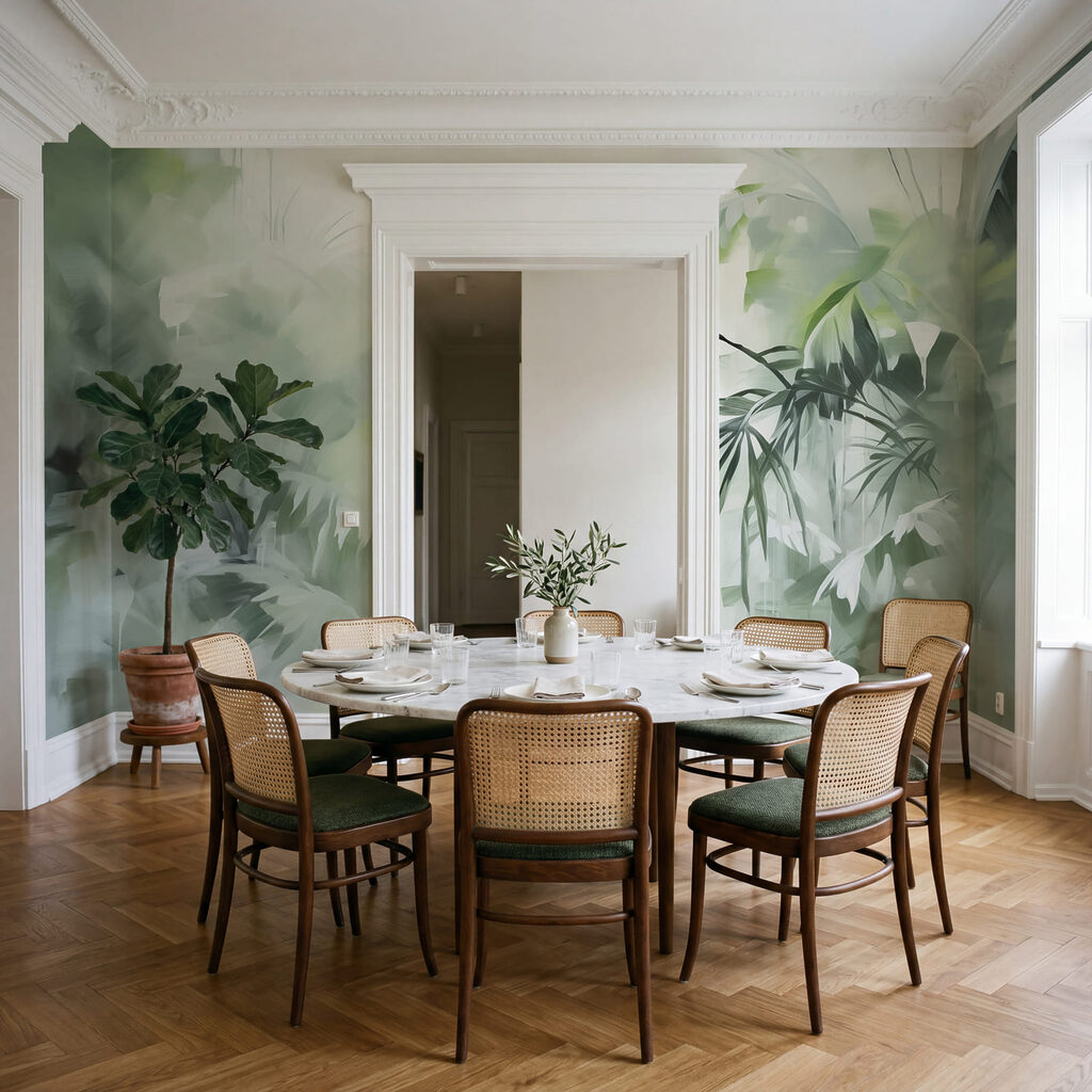Selva en trazos verdes — interior 1