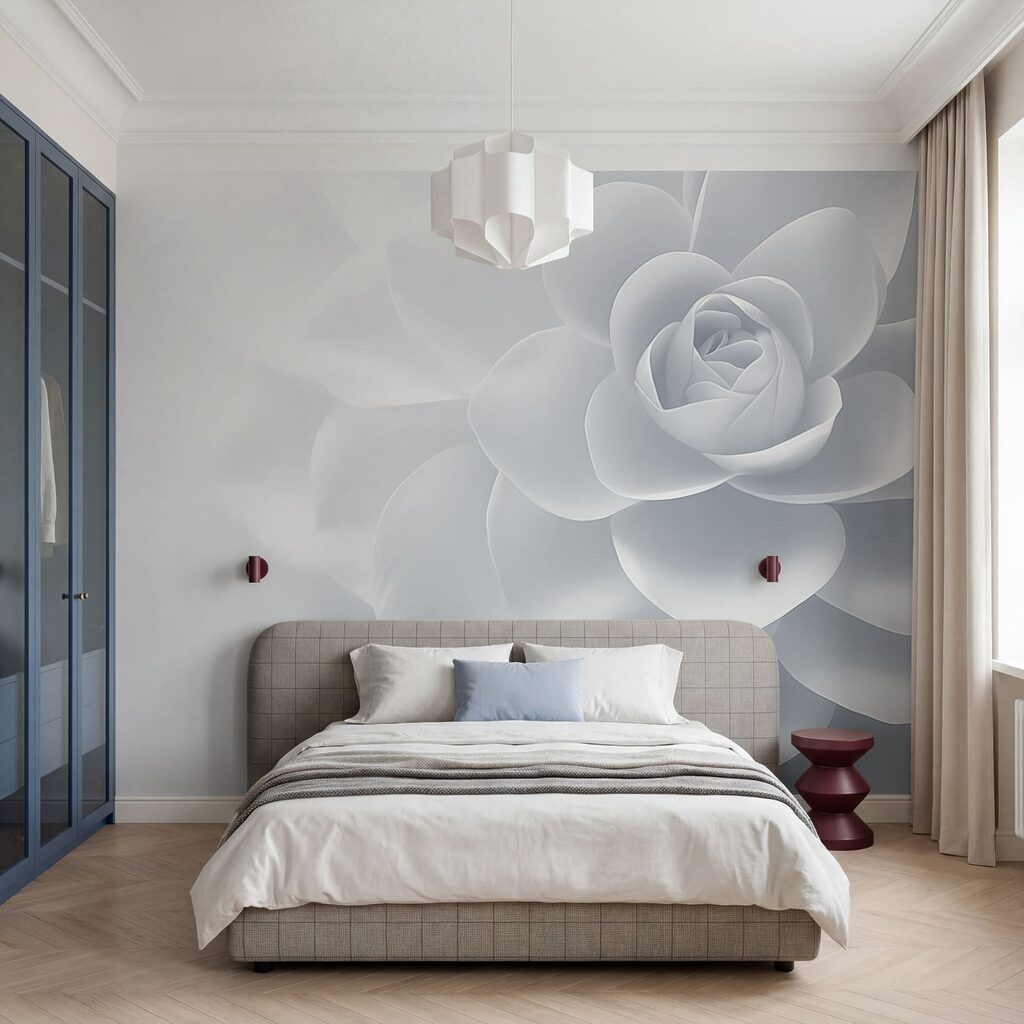 Rosa de pétalos anchos — interior 1