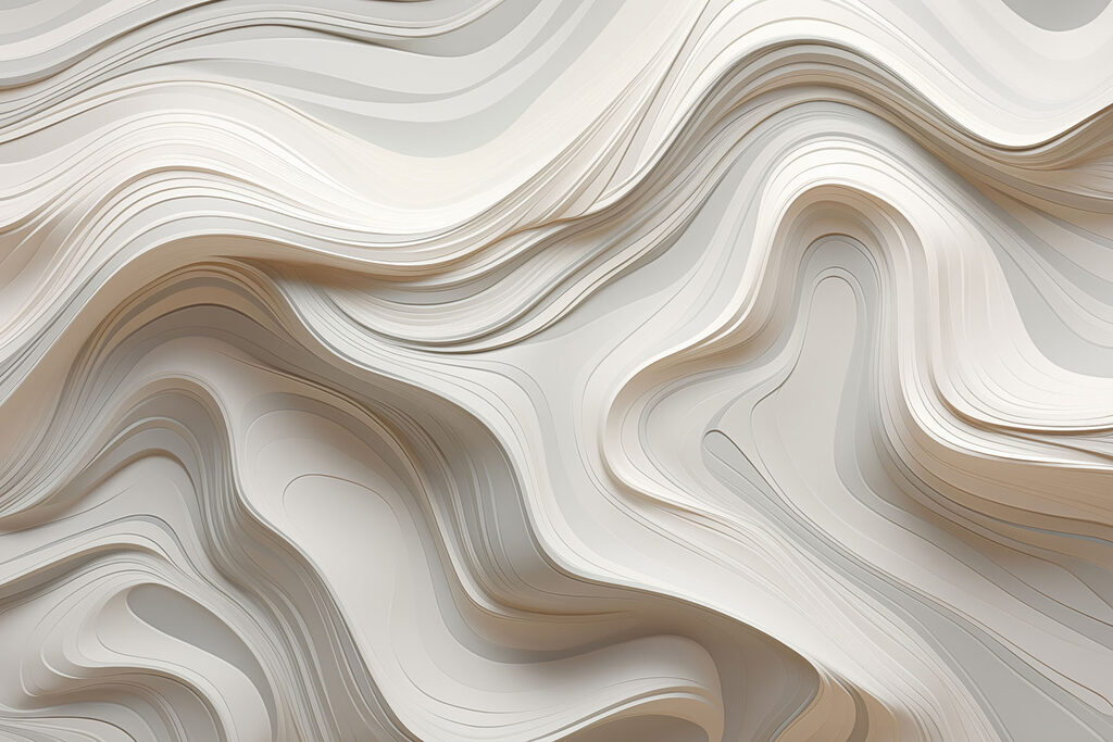 Olas blancas y sombreadas — diseño completo