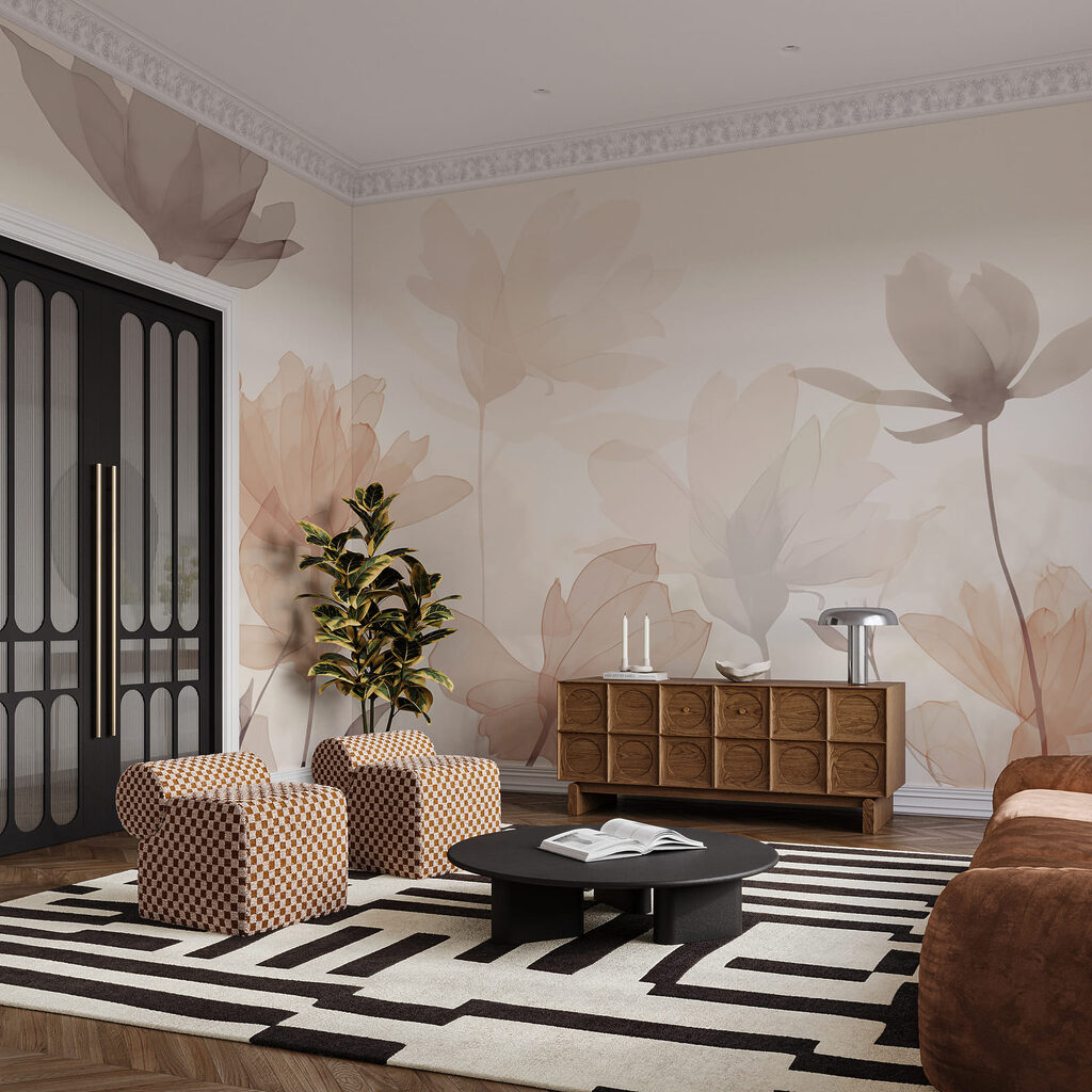 Flores en capas transparentes — interior 3