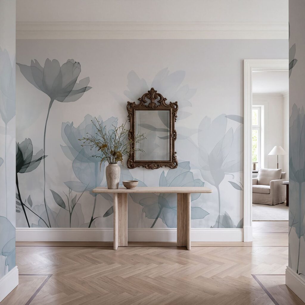 Flores en capas transparentes — interior 1
