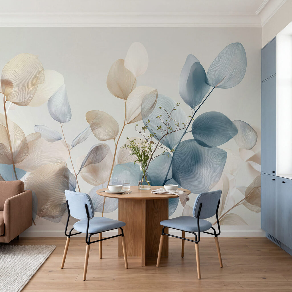 Ramas azules y crema — interior 3