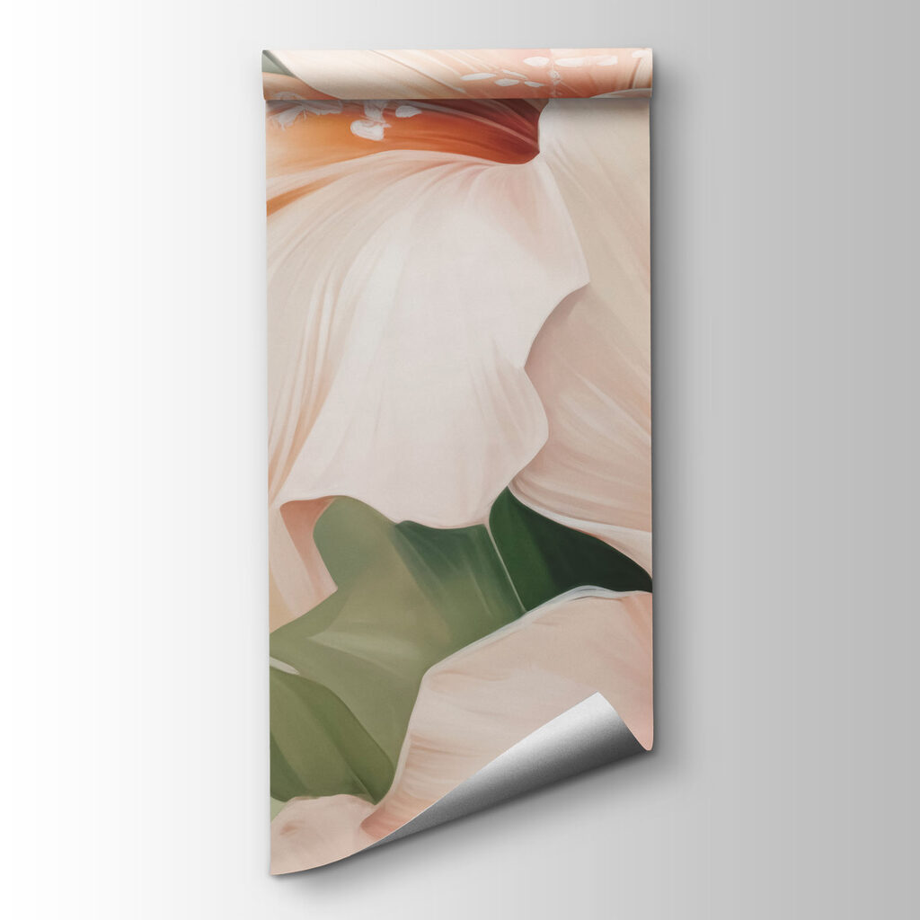 Flores rosas con verde — vista del producto