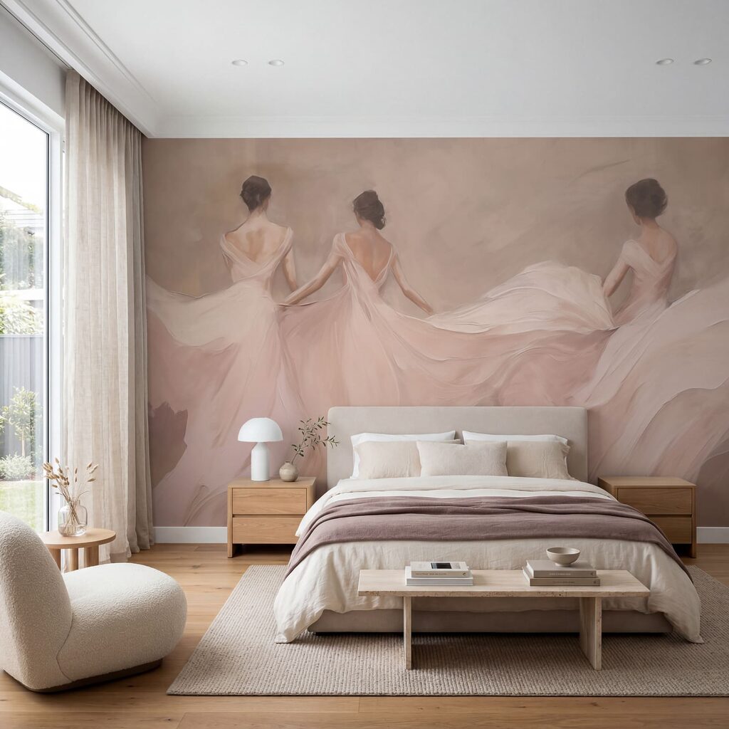 Tres bailarinas en rosa — interior 2