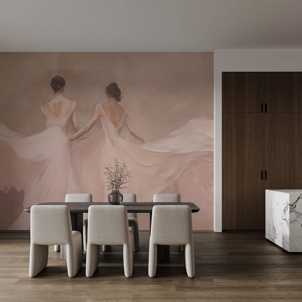 Tres bailarinas en rosa — interior 3