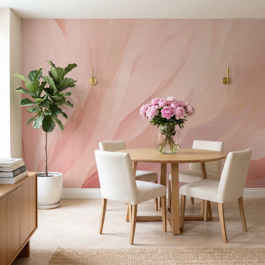 Trazos rosas como plumas — interior 1