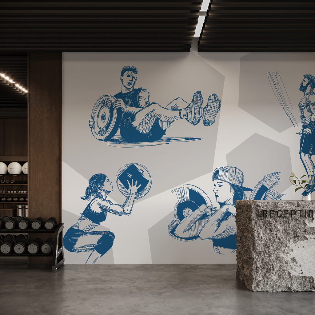 Deportistas en movimiento — interior 1