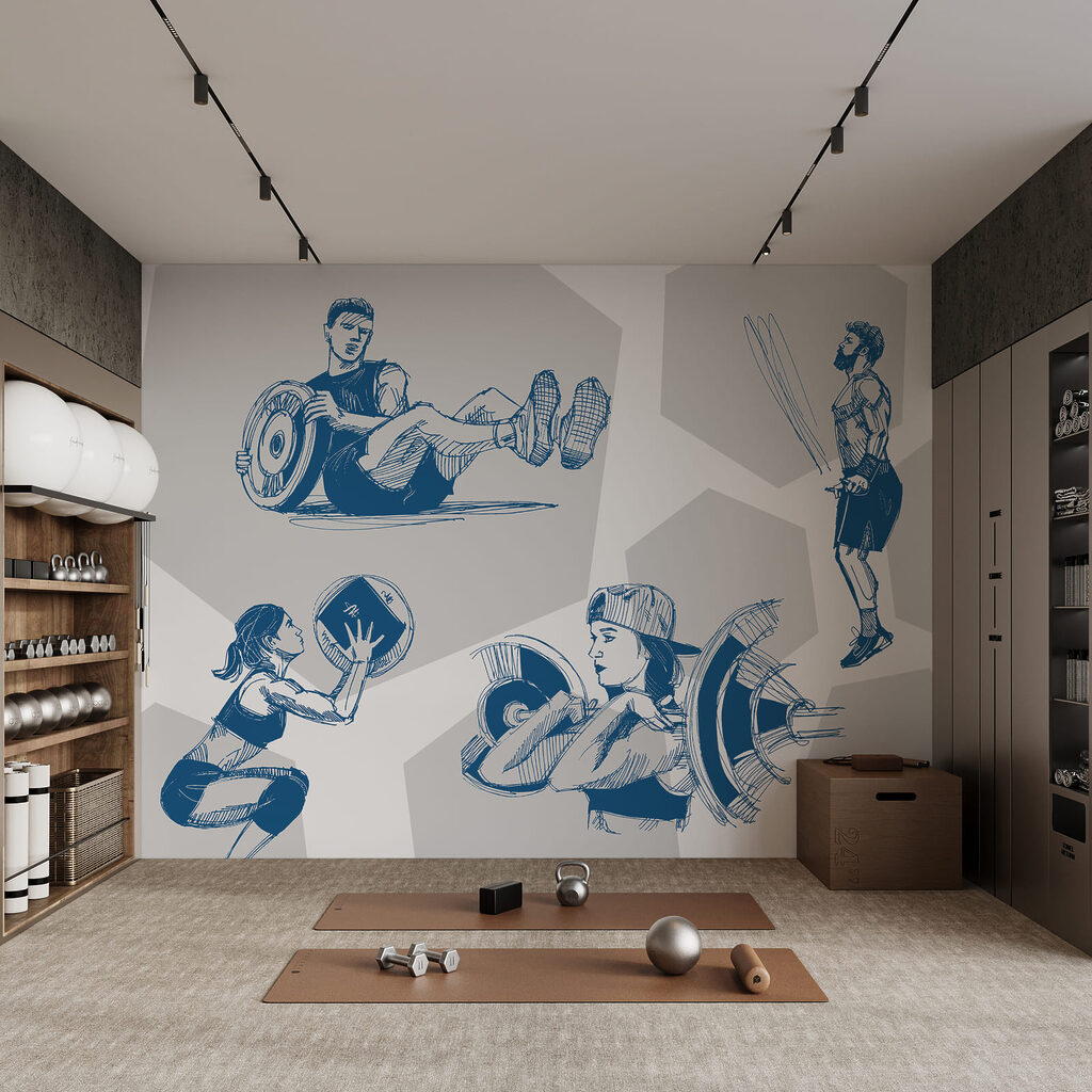 Deportistas en movimiento — interior 3