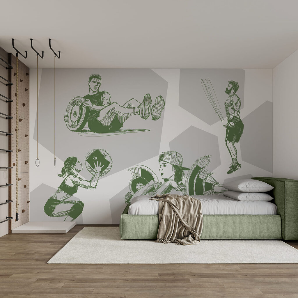 Deportistas en movimiento — interior 1