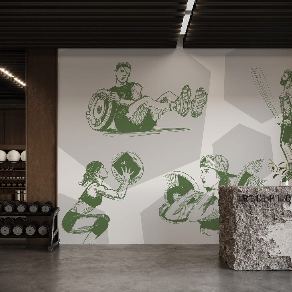Deportistas en movimiento — interior 2
