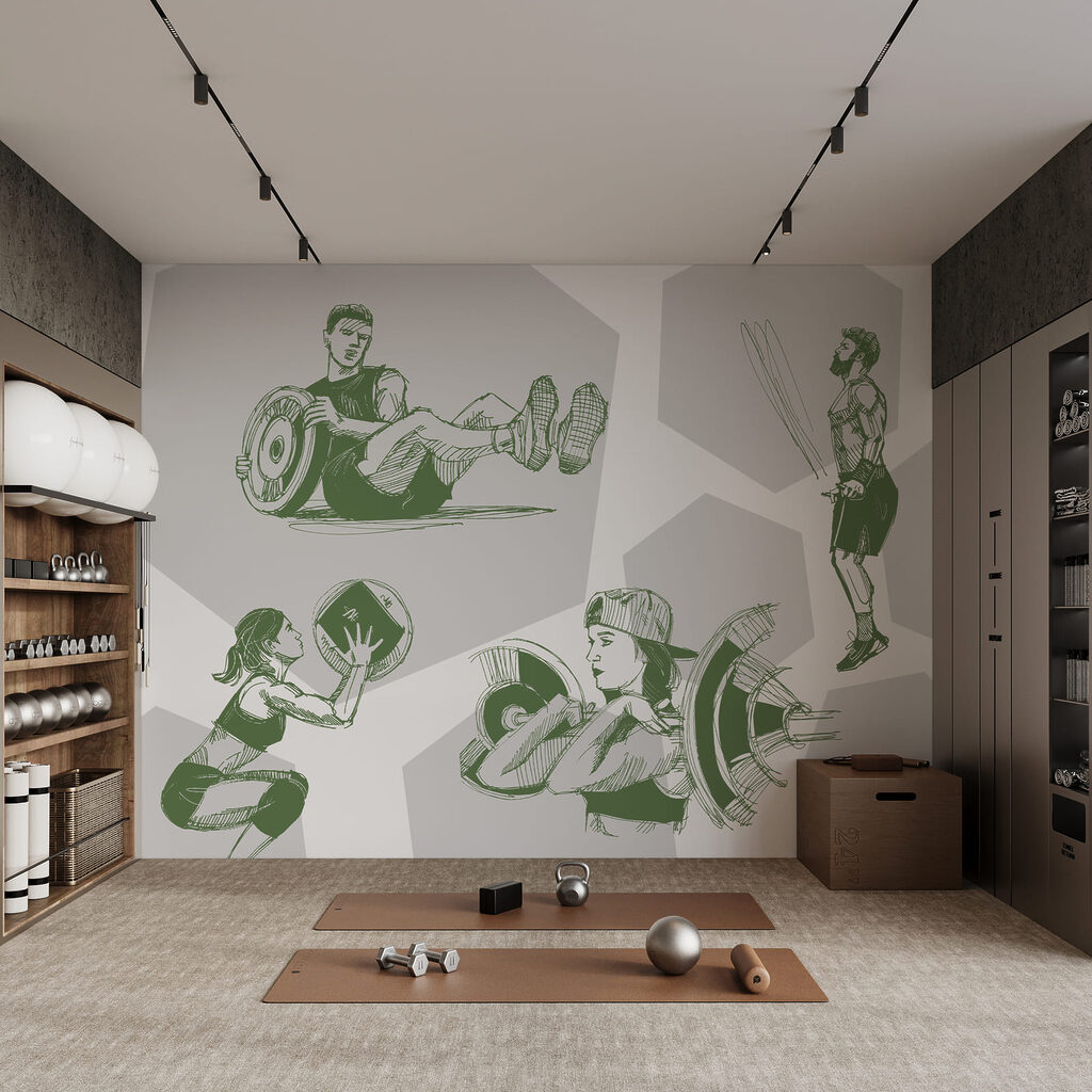 Deportistas en movimiento — interior 3