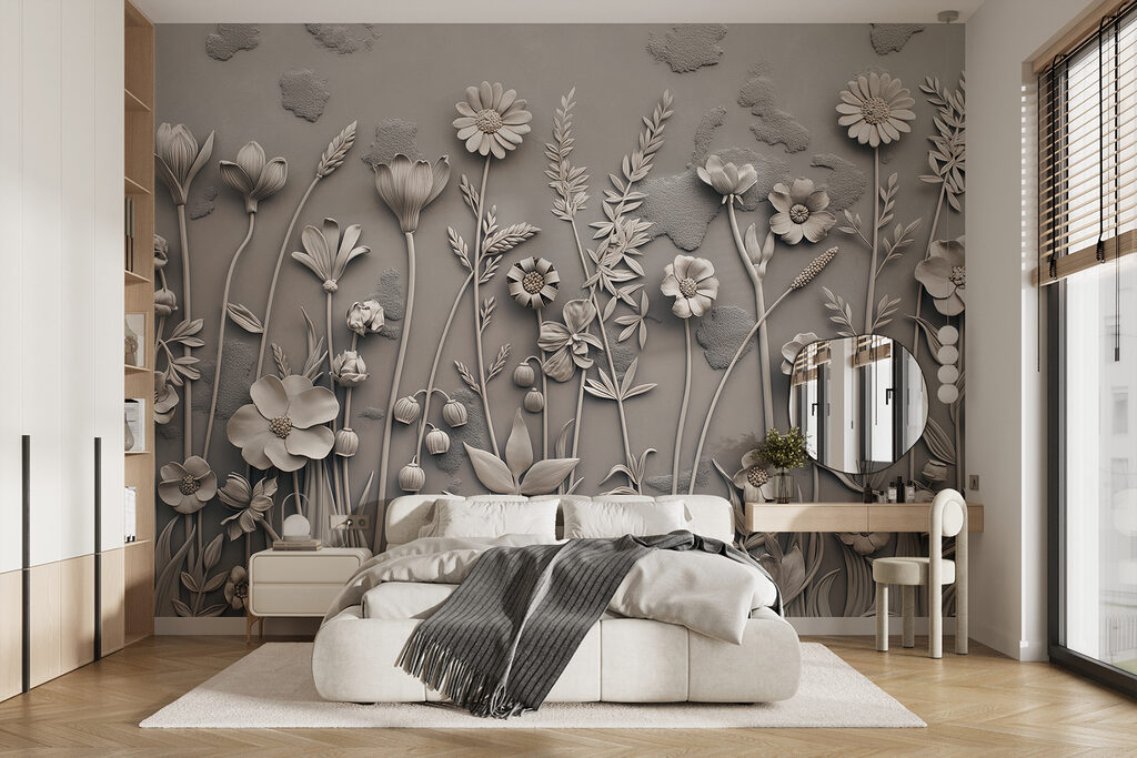 Flores con sombras suaves — interior 1
