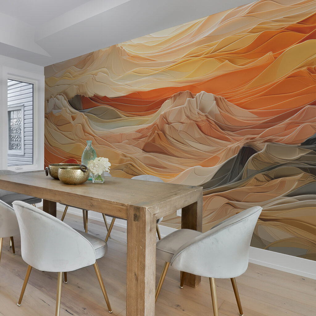 Olas de roca naranjas — interior 1