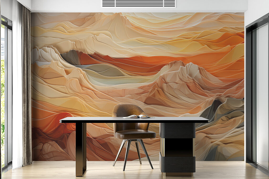 Olas de roca naranjas — interior 2