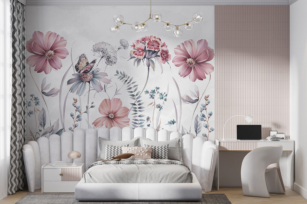 Flores silvestres con mariposa — interior 2