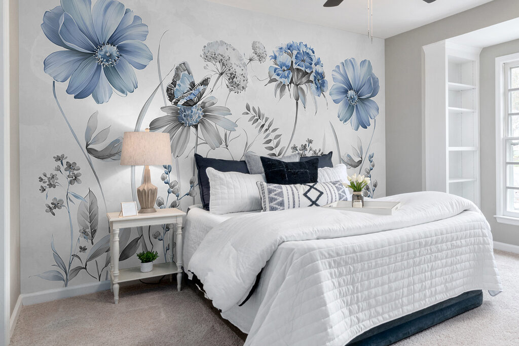 Flores silvestres con mariposa — interior 1