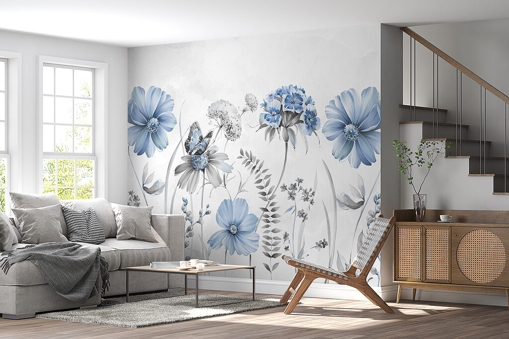 Flores silvestres con mariposa — interior 3