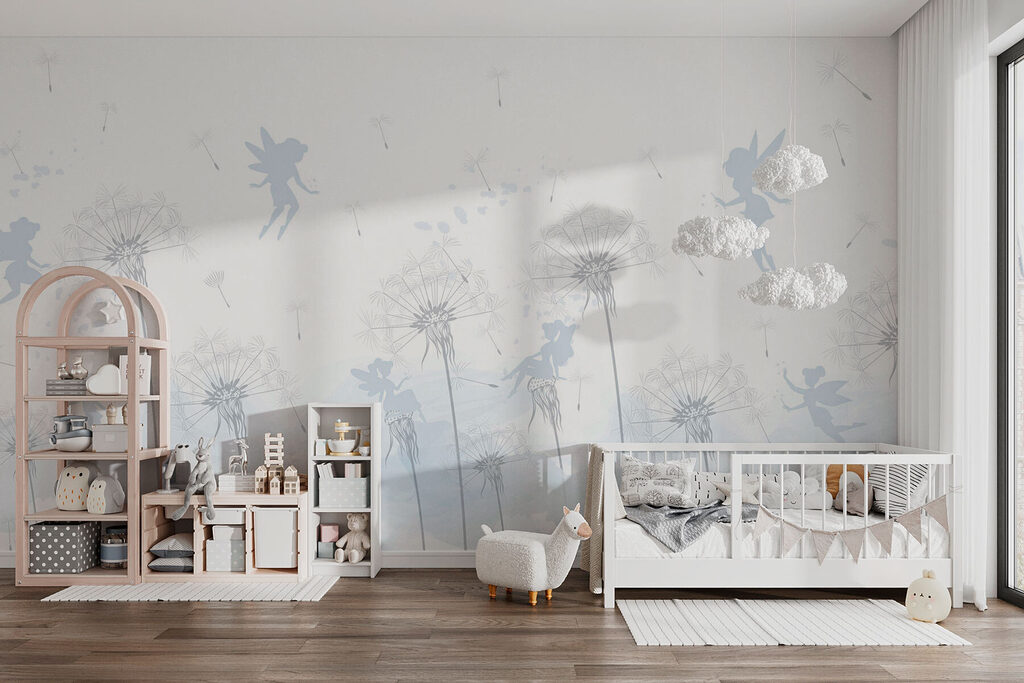 Hadas entre plantas blancas — interior 1