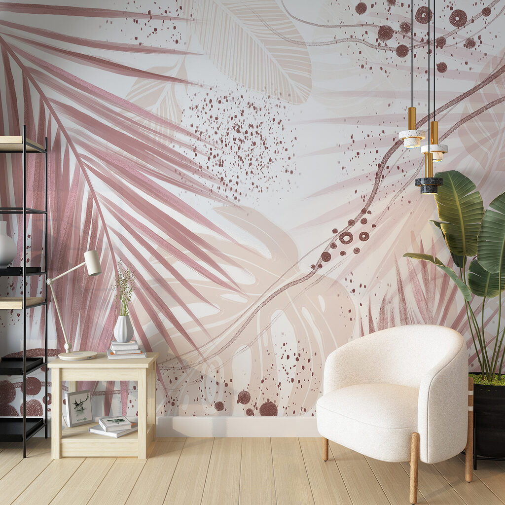 Hojas de palma punteadas — interior 4