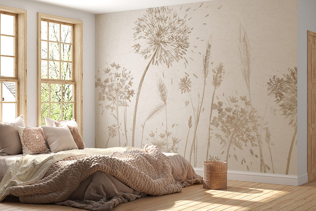 Flores secas en beige — interior 2