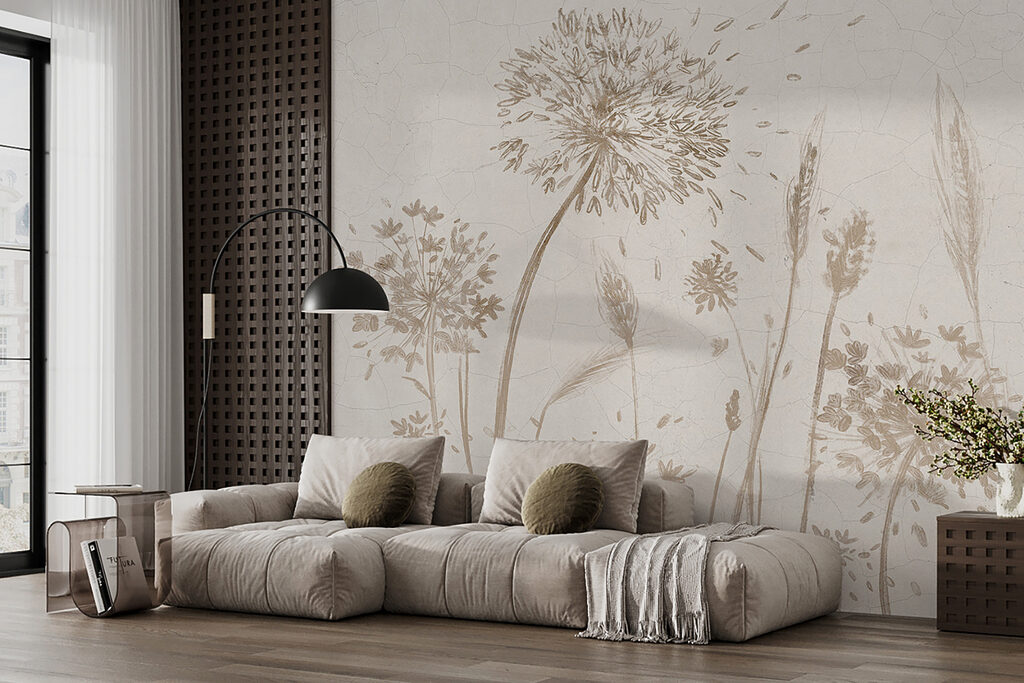 Flores secas en beige — interior 5