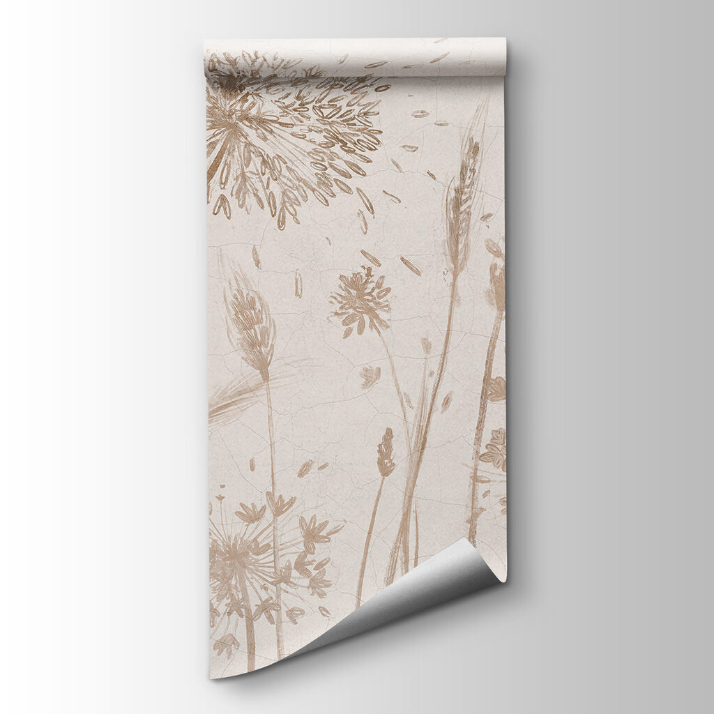 Flores secas en beige — vista del producto