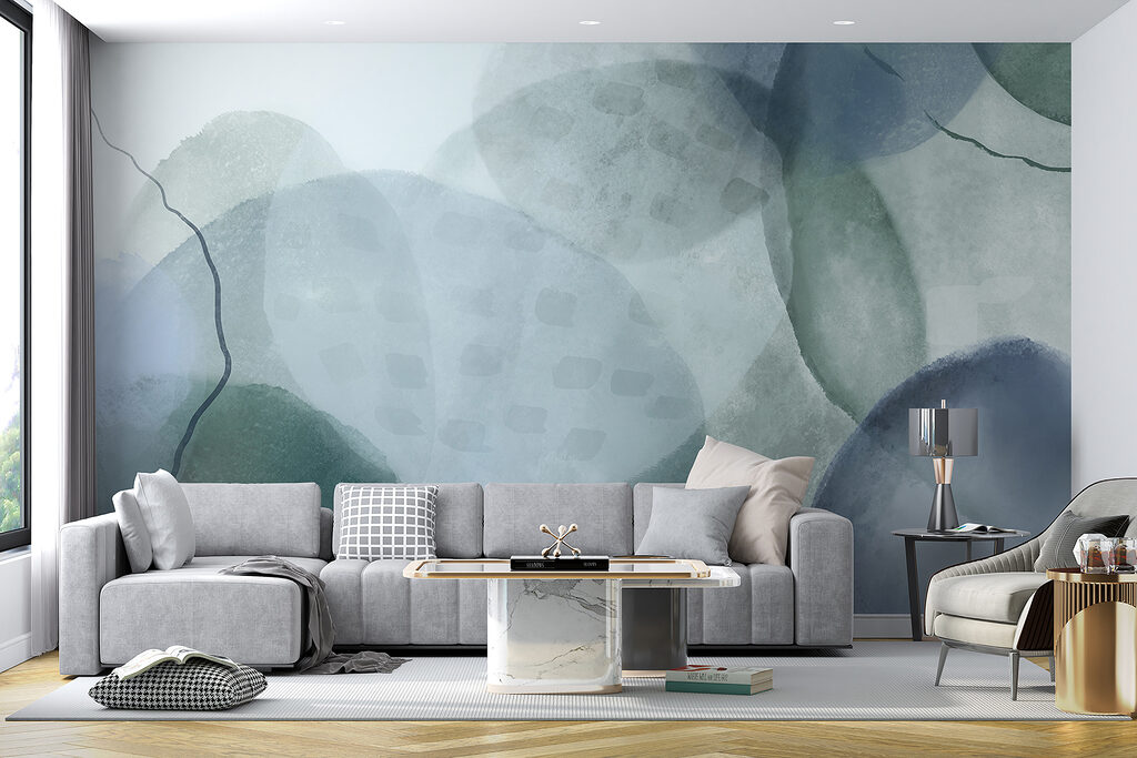 Círculos de tinta verde — interior 5